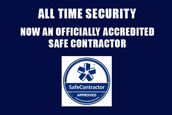 All Time Security is Now an Accredited Safe Contractor