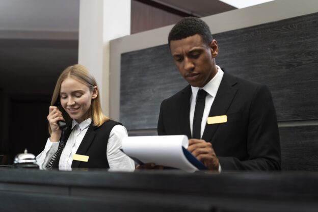 office reception security