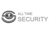 Black and White All Time Security Logo